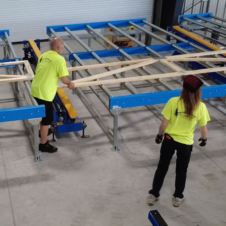Inside the Yellowpine Truss plant