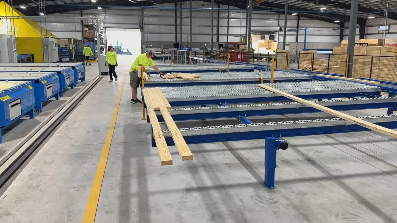 Inside the Yellowpine Truss plant